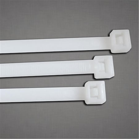 Anchor Brand Cable Tie, 15 in L, 4 in Max Bundle Dia., Natural, Nylon 6/6, 50 lb Strength 102-1450N